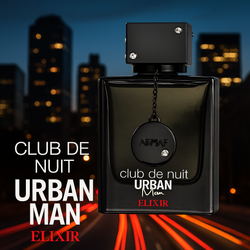 Armaf Club De Nuit Urban Elixir EDP 3.6oz - Neuro-Fragrance for City Life, Ambroxan & Saffron Fusion, Scent Resilience Lab Access
