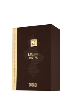 Liquid Brun French Avenue Unisex Eau de Parfum 3.4oz - 2024 Gourmand Amber Scent, Ambroxan & Bourbon Vanilla Blend, WhatsApp Scent Lab Access