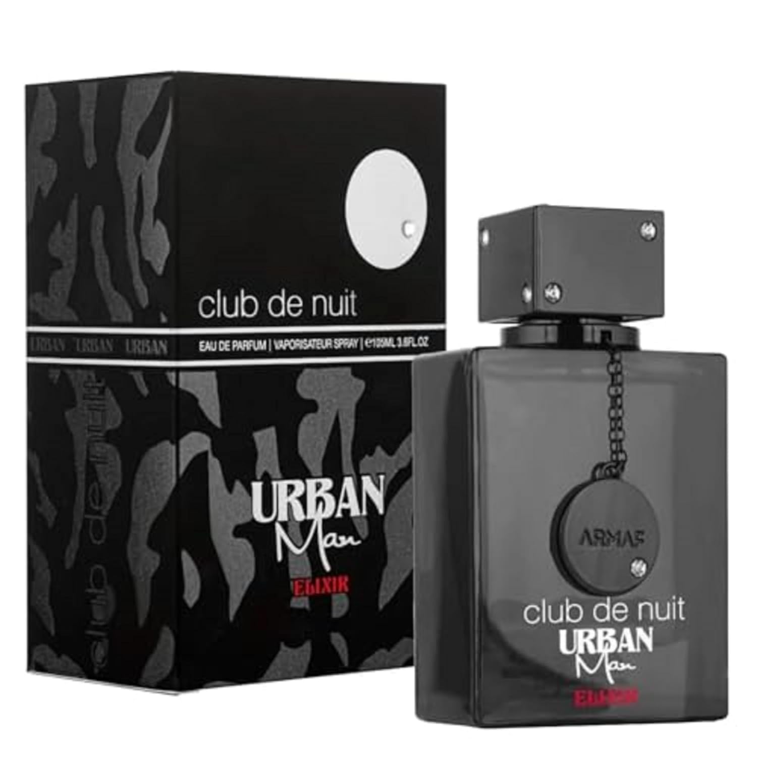 Armaf Club De Nuit Urban Elixir EDP 3.6oz - Neuro-Fragrance for City Life, Ambroxan & Saffron Fusion, Scent Resilience Lab Access