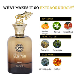 Riiffs Collection De Montano Brave Eau De Parfum, 3.4 fl oz